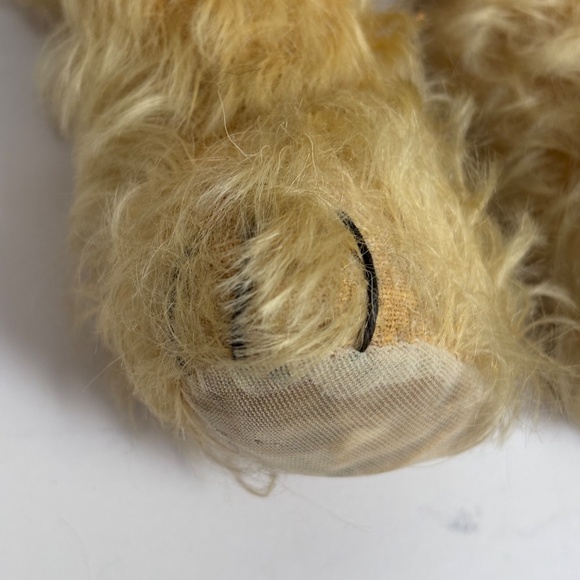 Vintage Blonde Jointed Teddy Bear with Working Growler - Picture 10 of 15